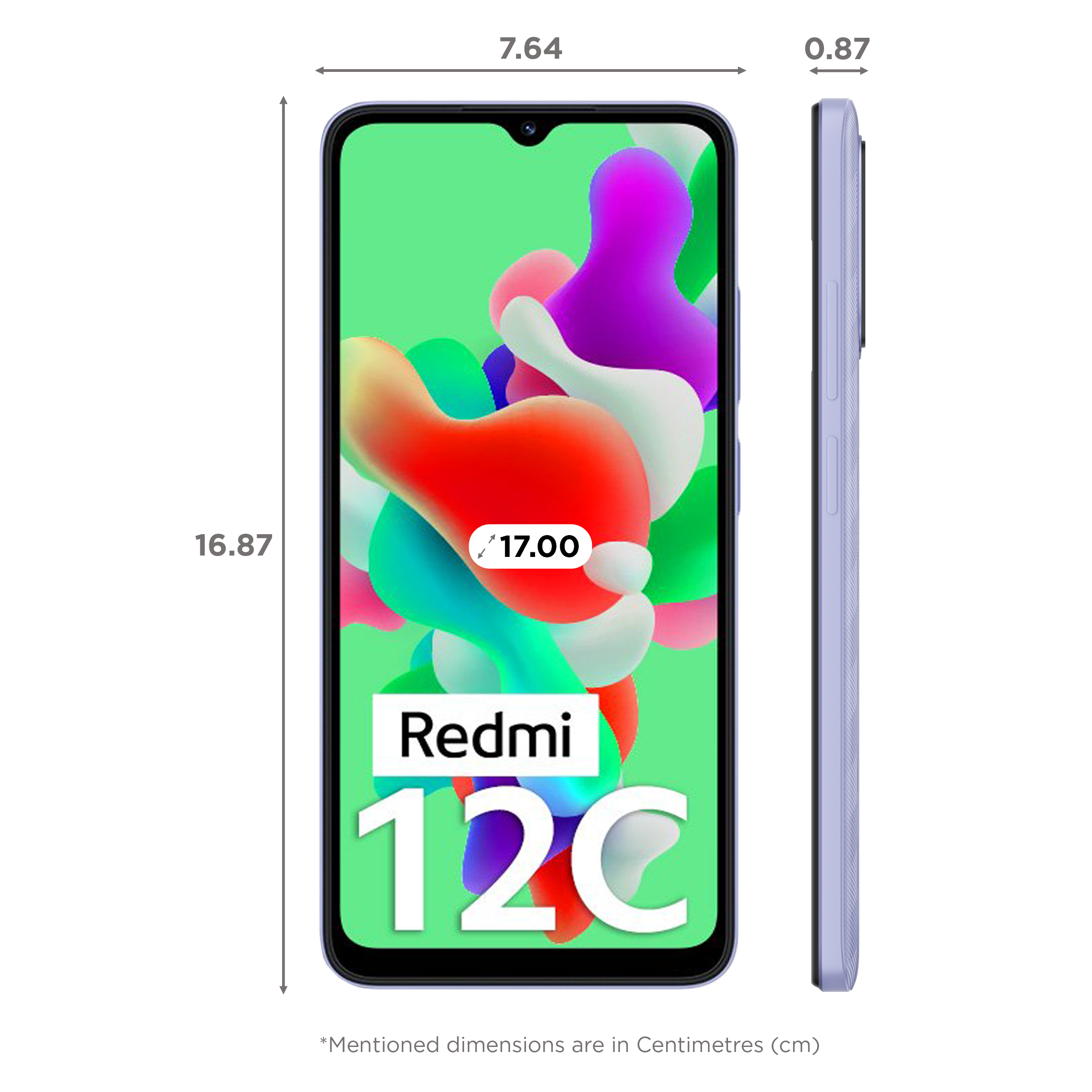 Buy Redmi 12C (4GB RAM, 128GB, Lavender Purple) Online - Croma